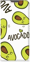 Mobiel Bookcase Valentijn Cadeautje Haar Geschikt voor Samsung Galaxy A13 (4G) Smart Cover Hoesje Avocado Singing