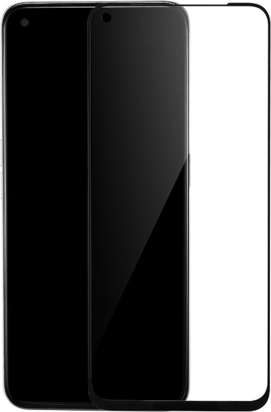 OnePlus Nord CE2 Lite screenprotector - Full Cover - Gehard glas - Zwart