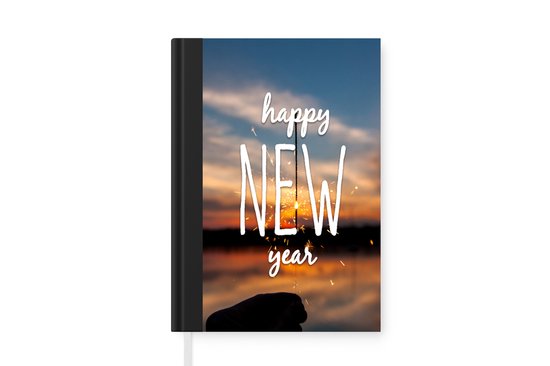 Foto: Kangaro k 5105 alfabetboek a5 a z linnen hard cover zwart 208 paginas leeslint elastiek