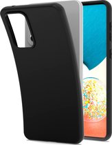 Flexibele achterkant Silicone hoesje zwart Geschikt voor: Samsung Galaxy A53 A536 5G