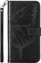 Mobigear Telefoonhoesje geschikt voor OnePlus Nord CE 2 Lite 5G Hoesje | Mobigear Butterfly Bookcase Portemonnee | Pasjeshouder voor 2 Pasjes | Telefoonhoesje voor Pinpas / OV Kaart / Rijbewijs - Zwart
