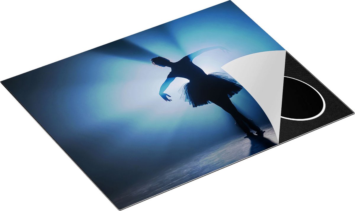 Chefcare Inductie Beschermer Ballerina Silhouet - Ballet - 65x50 cm - Afdekplaat Inductie - Kookplaat Beschermer - Inductie Mat