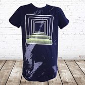 Jongens t-shirts cube donkerblauw 6 -s&C-110/116-t-shirts jongens