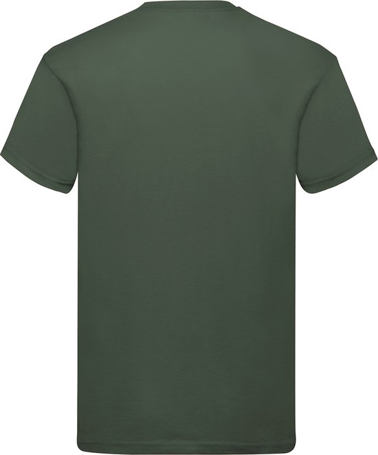 Donker Groen 2 Pack t-shirt Fruit of the Loom Original maat XXL