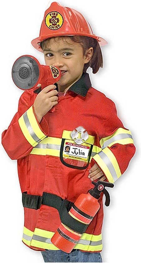 terug Toevoeging Ik heb een contract gemaakt Brandweer outfit - voor kinderen | bol.com