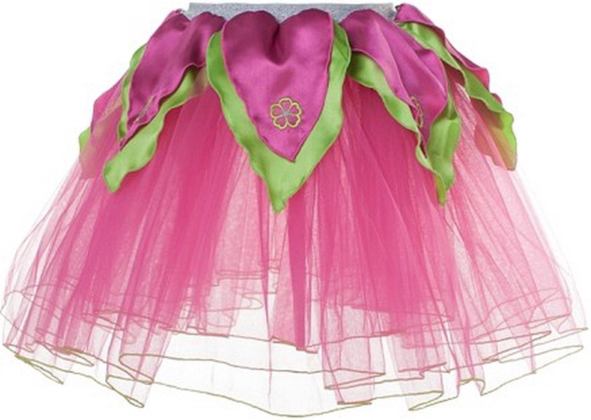 Afbeelding van product Merkloos / Sans marque  Roze/groene petticoat/tutu rokje voor meiden  - maat One size