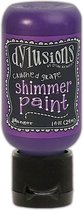 Ranger Dylusions shimmer paint Crushed grape