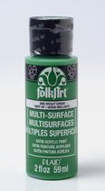 Art folklorique • Peinture multi-surfaces vert vif 59ml