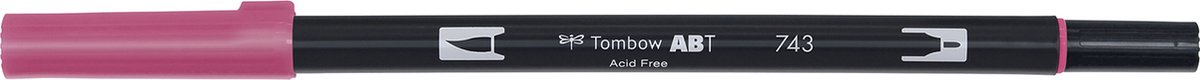 Tombow Brush pen - ABT 743 - Dual Brushpen - Hot pink - Roze — afbeelding 3