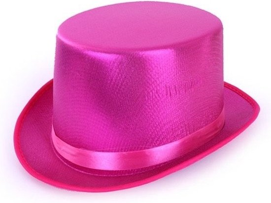 Verzoekschrift Opiaat Mondwater Roze hoge hoed metallic voor volwassenen | bol.com