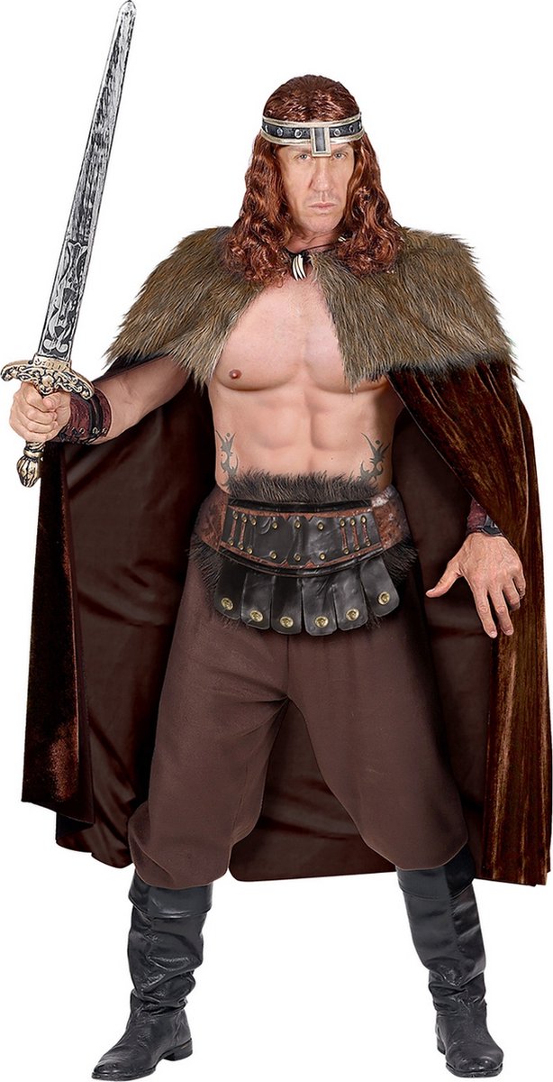 Cape Barbare Viking Avec Châle En Fausse Fourrure - Style Médiéval Renaissance, Ajustable Unisexe - Parfaite Pour Cosplay, Foires Et événements