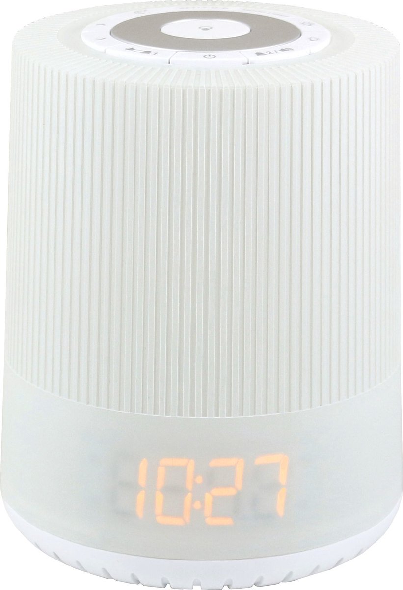 Soundmaster UR230 - Wekkerradio met wake-up lamp natuurgeluiden en kleurverlichting