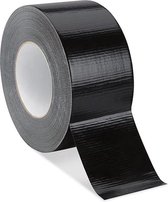 Wovar Zwarte Duct tape 48 mm Breed | Rol 25 Meter