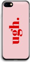 Case Company® - Hoesje geschikt voor iPhone SE 2020 hoesje - Ugh - Soft Cover Telefoonhoesje - Bescherming aan alle Kanten en Schermrand