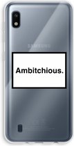 Hoesje geschikt voor Samsung Galaxy A10 hoesje - Ambitchious - Soft Cover Telefoonhoesje - Bescherming aan alle Kanten en Schermrand