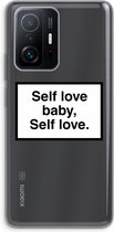 Case Company® - Hoesje geschikt voor Xiaomi 11T hoesje - Self love - Soft Cover Telefoonhoesje - Bescherming aan alle Kanten en Schermrand