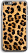 Case Company® - Hoesje geschikt voor iPhone 6 PLUS / 6S PLUS hoesje - Luipaard - Soft Cover Telefoonhoesje - Bescherming aan alle Kanten en Schermrand