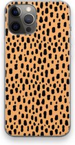 Case Company® - Hoesje geschikt voor iPhone 12 Pro Max hoesje - Panter - Soft Cover Telefoonhoesje - Bescherming aan alle Kanten en Schermrand