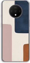 Case Company® - Hoesje geschikt voor OnePlus 7T hoesje - Geo #5 - Soft Cover Telefoonhoesje - Bescherming aan alle Kanten en Schermrand