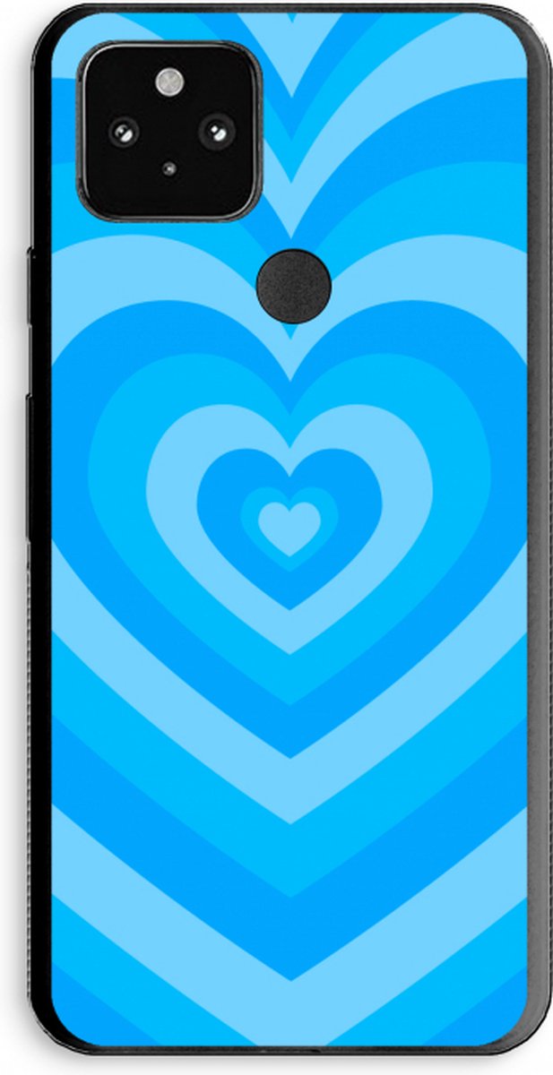 OEURVQO - Funda Para Pixel 4A 5G Pixel 5 XL Transparente Con Gradiente Colorido Delgado Y Suave TPU A Prueba De Golpes, Antiarañazos, Funda Protectora Para Google Pixel 4A 5G (azul Rosa