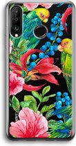 Case Company® - Hoesje geschikt voor Huawei P30 Lite hoesje - Papegaaien - Soft Cover Telefoonhoesje - Bescherming aan alle Kanten en Schermrand