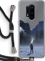 Case Company® - Hoesje met koord geschikt voor OnePlus 8 Pro hoesje met Koord - Wanderlust - Telefoonhoesje met Zwart Koord - Bescherming aan alle Kanten en Over de Schermrand