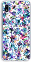 Hoesje geschikt voor Samsung Galaxy A10 hoesje - Hibiscus Flowers - Soft Cover Telefoonhoesje - Bescherming aan alle Kanten en Schermrand
