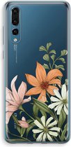 Case Company® - Hoesje geschikt voor Huawei P20 Pro hoesje - Floral bouquet - Soft Cover Telefoonhoesje - Bescherming aan alle Kanten en Schermrand