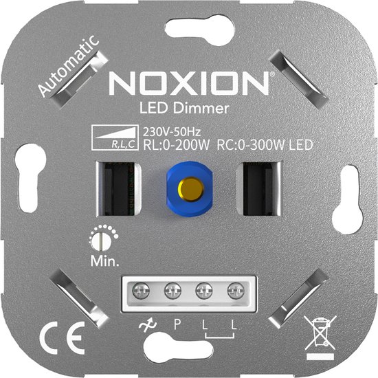 twijfel attribuut Rentmeester Noxion Automatische LED Dimmer Schakelaar RLC 0-300W 220-240V. | bol.com