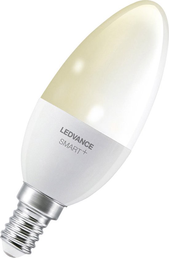 LEDVANCE SMART+, Ampoule intelligente, Bluetooth, Blanc, LED, E14, Blanc chaud