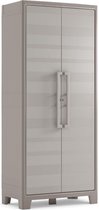 Bol.com Keter Gulliver Hoge Kast - 8 halve planken - 80x44x182cm – Zand/Beige aanbieding