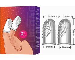 Vinger sleeve Siliconen 2-pack NR7