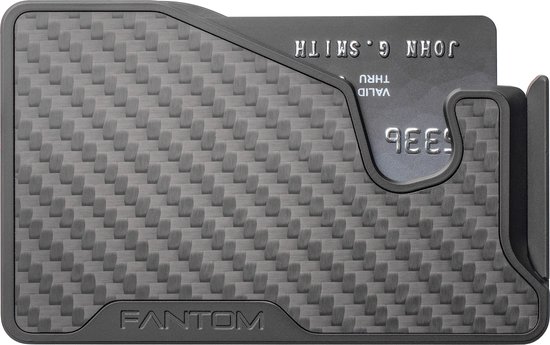 Fantom Wallet - X 8-13 cards carbon fiber wallet - unisex (!!Let op accessoires los bij te bestellen!!)
