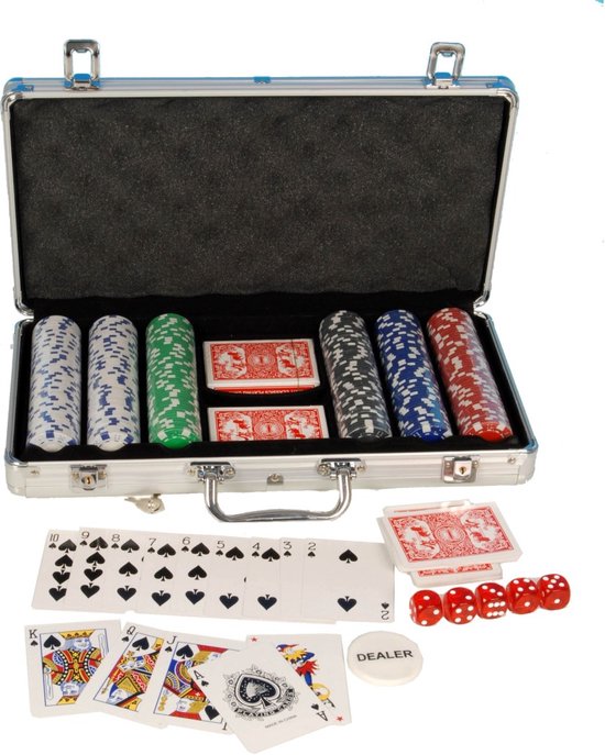 Poker Set in Aluminium Koffer bol