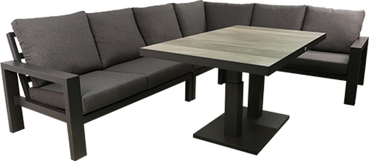 Benton Lounge diningset - Antraciet