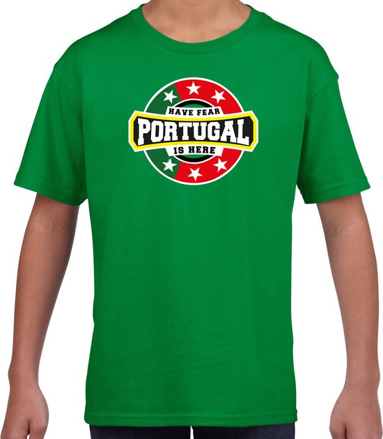 Supportershop Portugal T-Shirt Supporter Enfant - Maillot Football Portugal Fan Enfant