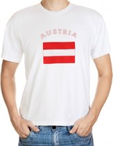 Austria t-shirt met vlag 2xl