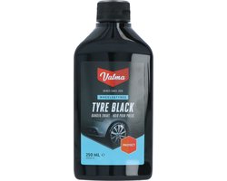Valma Bandenzwart 250ml – Diepzwarte Glans voor Banden – Langdurige Bescherming – Eenvoudig aan te brengen