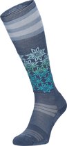 Sockwell Powder Day Dames Skisokken Klasse 1 Denim | Blauw | 45% Merinowol | Maat S/M | SW94W.650