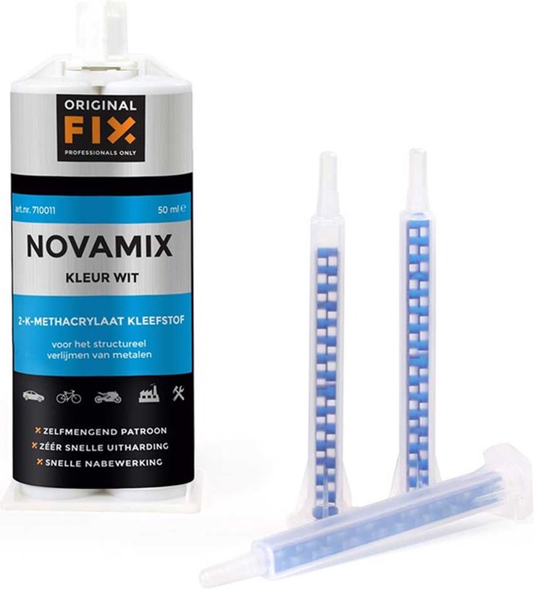 Originalfix - Novamix - 4 min - Methacryl. kl.stof (50ml)