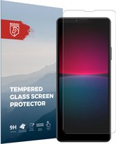 Rosso 9H Tempered Glass Screen Protector Geschikt voor Sony Xperia 10 IV | Glasplaatje | Beschermlaag | Beschermglas | 9H Hardheid