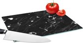 Planche à découper en Verres - 28x20 - Marbre - Pierres - Wit - Planches à découper en Glas