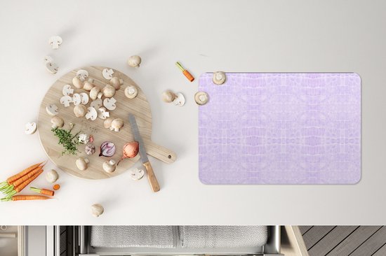 Napperons de table - Cuir - Violet - Structure - Mat Table - Assiettes cm - 6 pièces - Dessous de plat