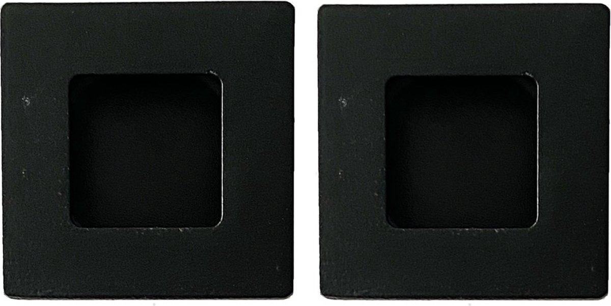 Schuifdeurkom vierk.50mm zwart(2) 353/B