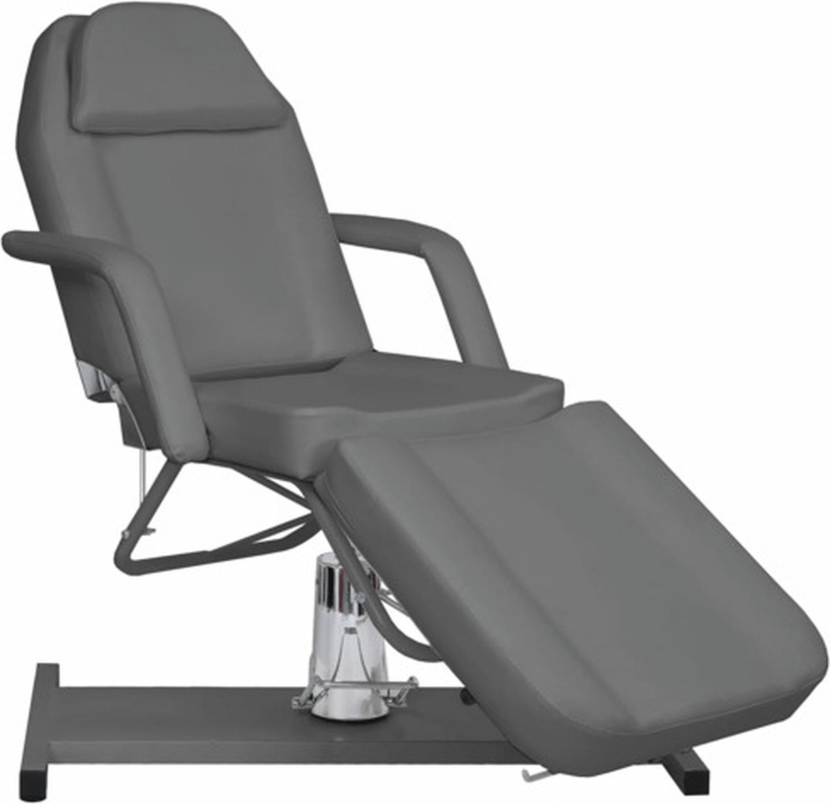 Goedkoopste vidaXL - Massagetafel - 180x62x(87-112) - cm - grijs