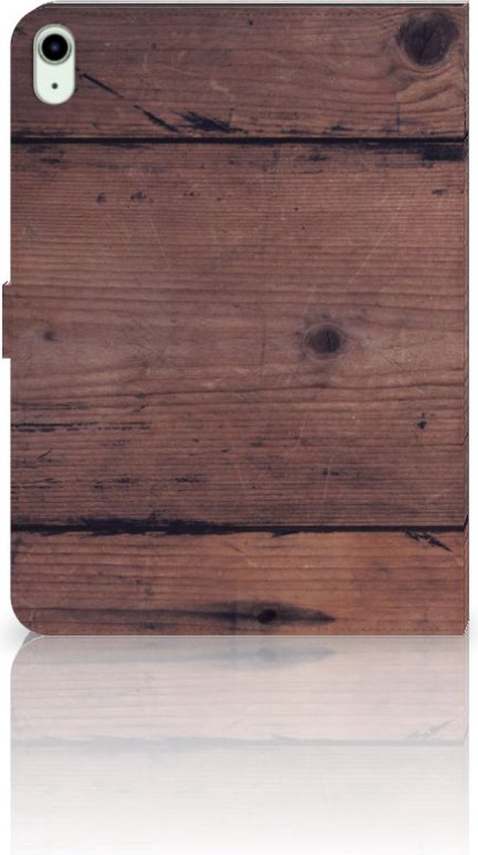 iPad Air (2020/2022) 10.9 inch Tablet Book Cover Old Wood