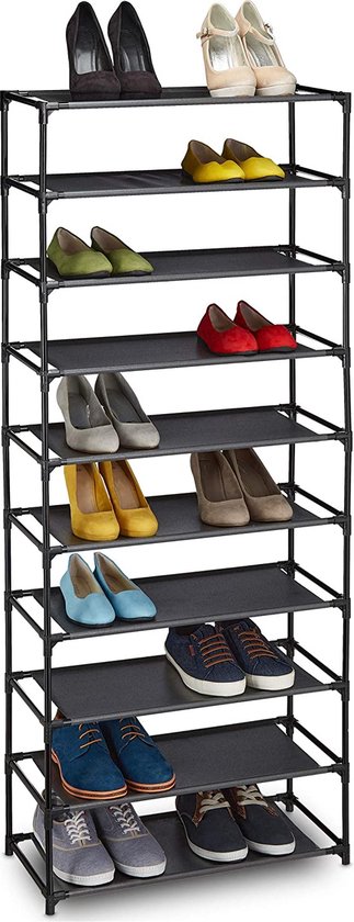 Schoenenrek - schoenenkast - voor het opbergen van schoenen - ruimtebesparend - voor veel paar schoenen 150 x 62 x 28 cm