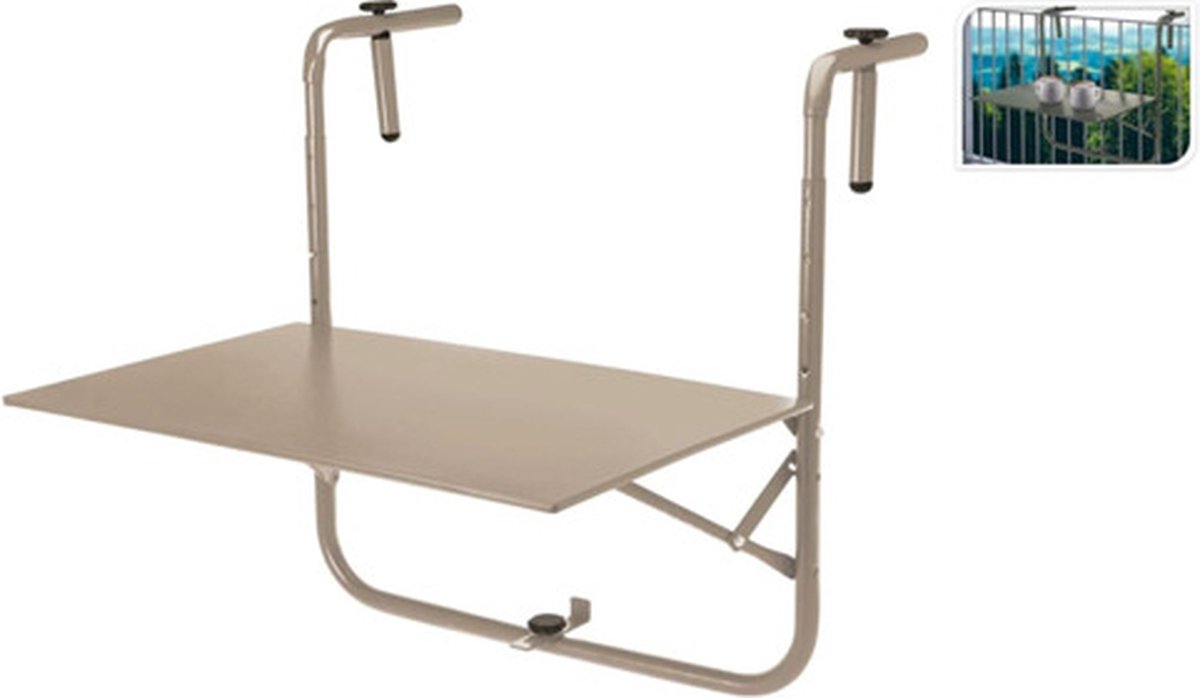ProGarden-Balkontafel-mattaupe