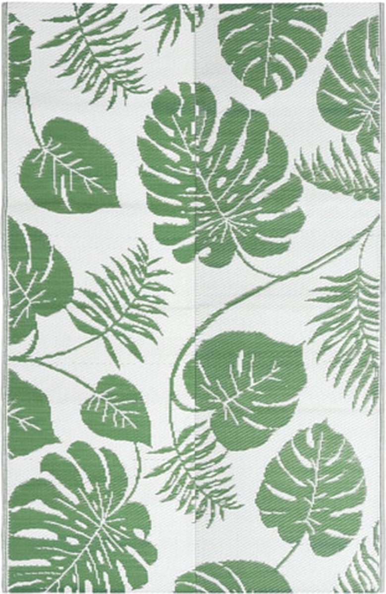 vidaXL - Buitenkleed - 190x290 - cm - polypropeen - groen