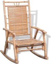 vidaXL Chaise à bascule bambou